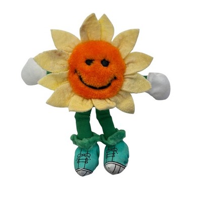 Vintage Playmakers Smiley Sonnenblume Plüschtier Kuscheltier Nostalgie Sammlerstück Blume