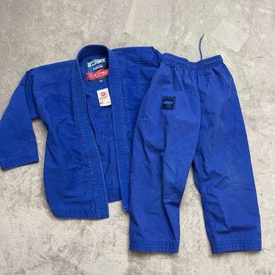 Gracie Barra Set Pants Top Youth Y3 Blue Gi Equipe GB Edition Jiu Jitsu Set