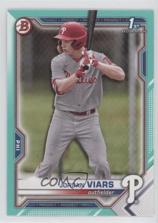 2021 Bowman Draft Aqua 156/199 Jordan Viars #BD-132 0m7o