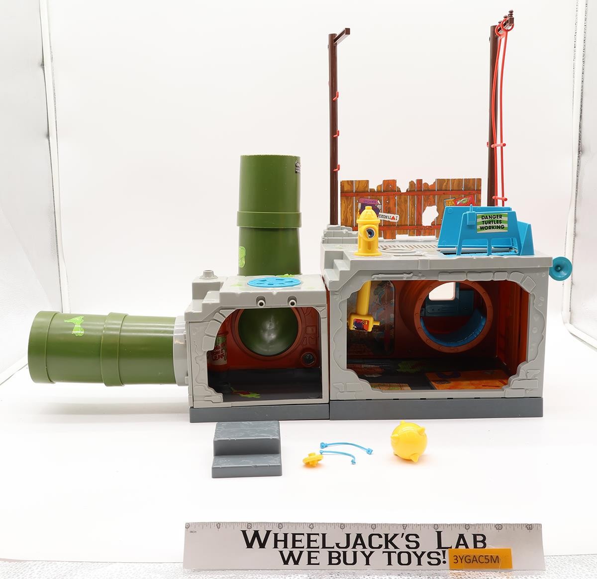 Sewer Lair 100% Complete Teenage Mutant Ninja Turtles Vintage 1989