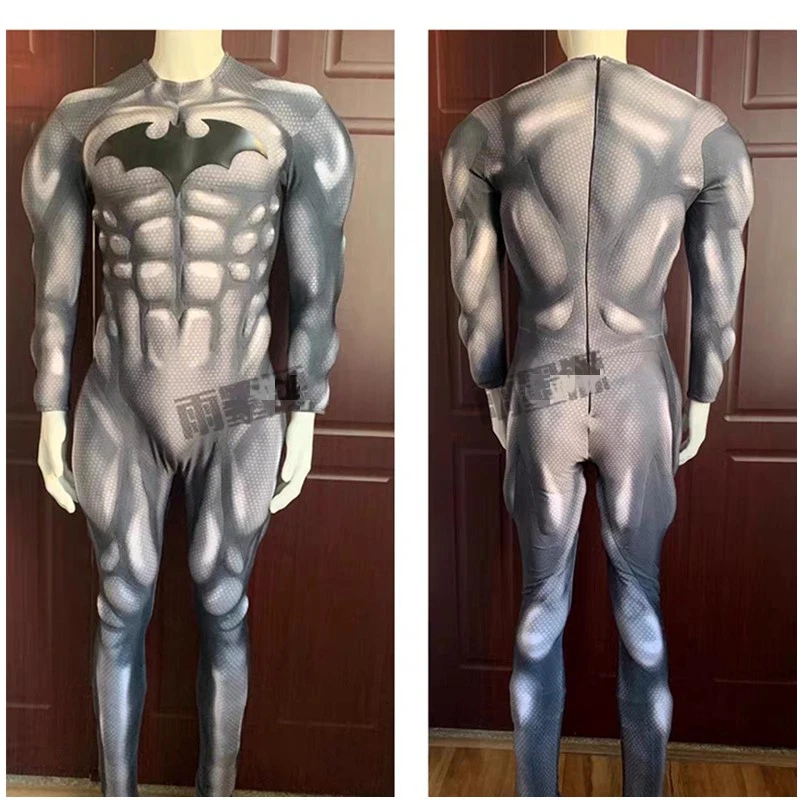 The Batman Cosplay Superhero Muscle Jumpsuit the general muscle Suit Men Costume - Image 2 of 4