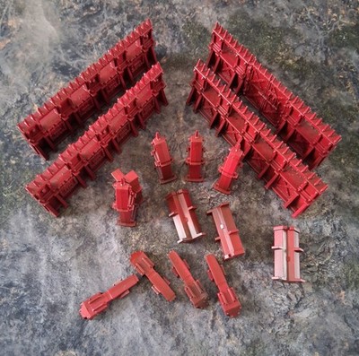 Kill Team Painted Moroch Walls + Barricades Warhammer 40K Games Workshop