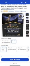Purina FortiFlora Dog Supplement - 30011 30 Count 