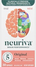 Neuriva Original Brain Supplement 30 Capsules Exp. 09/2026 