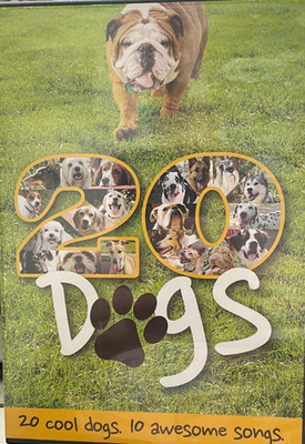  20 Dogs  ( DVD 2012) Bulldog, Black Lab, Beagle, Chihuahua, Basset Hound..more!