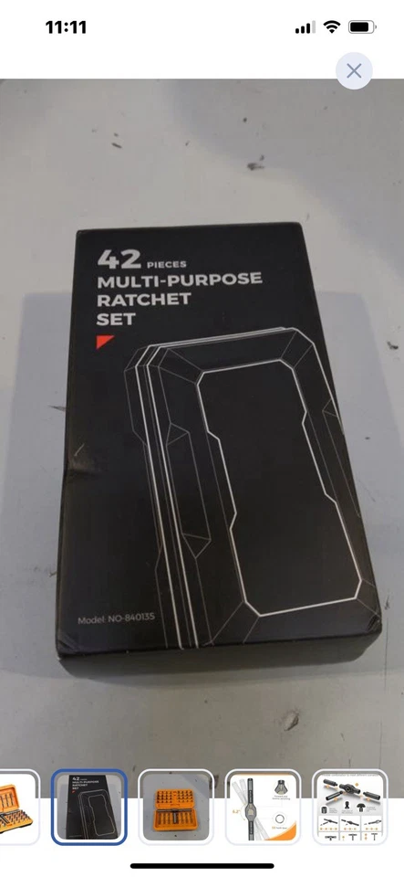 ORIA Screwdriver Kit, 42 in 1 Ratchet Screwdriver Set, Magnetic Precision Repair - Image 3 of 4