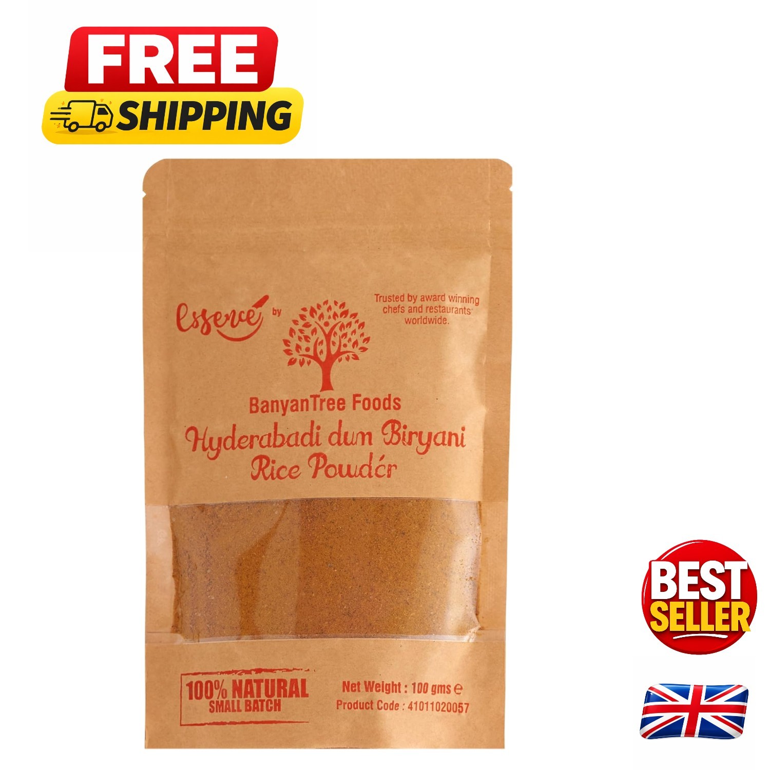 100g  Hyderabadi Biryani Masala - Authentic Indian Flavor Blend