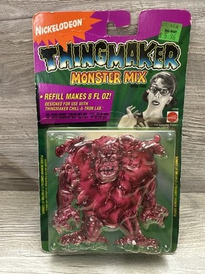 Original Vintage 90's Nickelodeon Thingmaker Monster Mix Refill Pack 1994!!!!