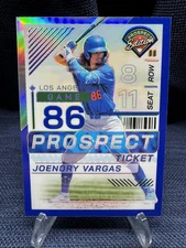 Joendry Vargas - #148/149 - BLUE PRIZM - 2024 Panini Prospect Edition - 57