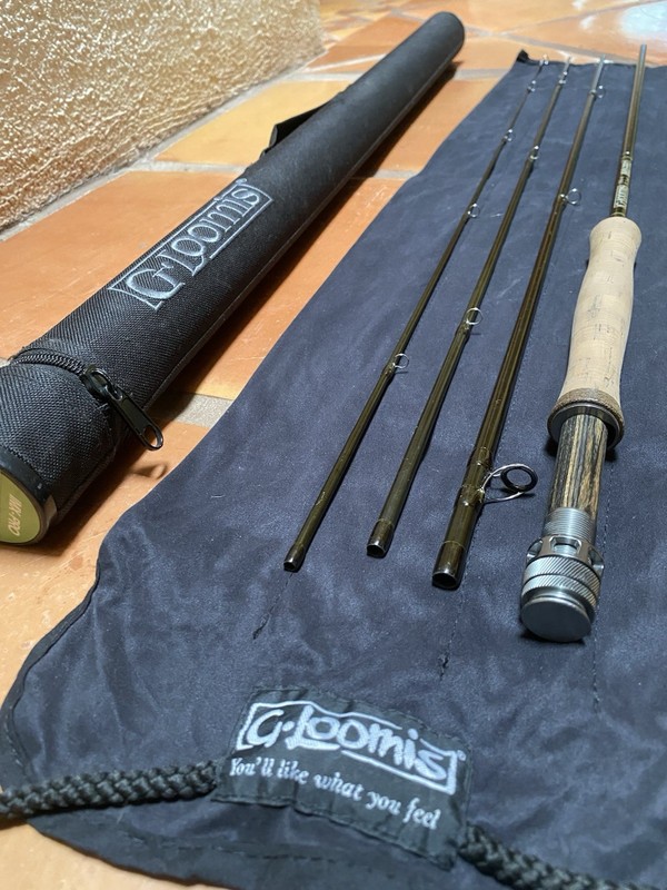 G. Loomis IMX-PRO 590-4 9' #5 Weight Fly Fishing Rod with Tube