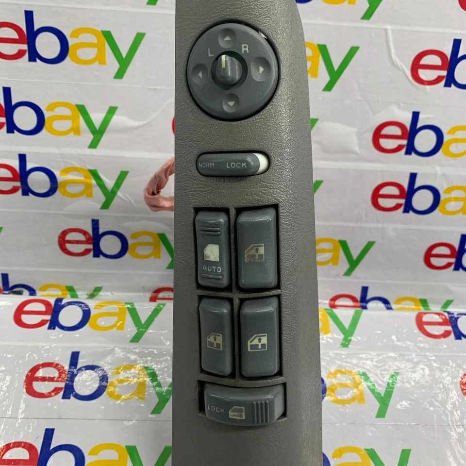 1995 - 1997 Chevrolet S10 Blazer Chevy Master Power Switch OEM 96 Gray - Image 3 of 4