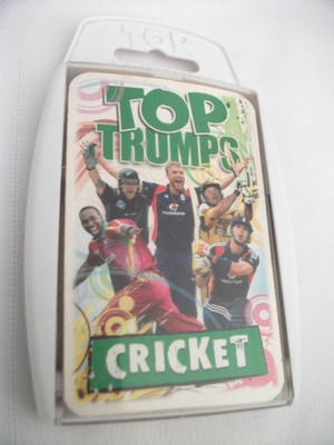 Top Trumps Karten Paket Cricket Komplettsatz 2009 guter Zustand