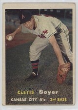 1957 Topps Clete Boyer #121 19lw