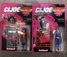 RARE GI JOE ACTION FIGURE HASBRO NINJA FORCE DESTRO & QUICK KICK 2026 =IN HAND!