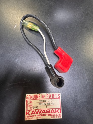 1976-1979 kawasaki kz750 lead wire 26010-040 - Picture 2 of 2