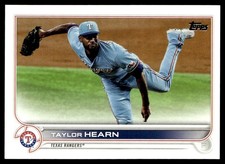 2022 Topps Taylor Hearn Texas Rangers #634