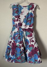 Weissman Floral Dance Dress With Tulle Under Women  s Medium