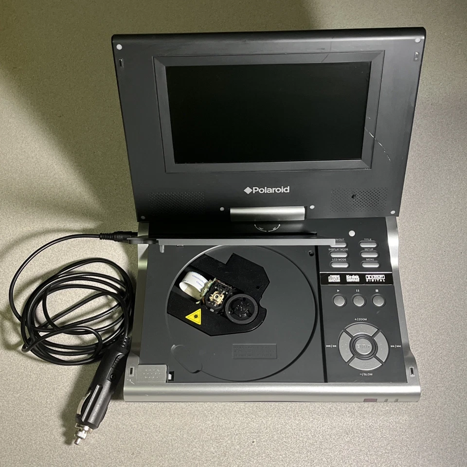 Polaroid Portable DVD Player with Car Adapter - Image 2 of 4