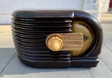 1939 Zenith 6D311 Antique Bakelite Radio -- Works/ Read Description!