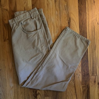 Tyndale Men's Flame-Resistant Beige  Workwear Pants Straight Leg 36