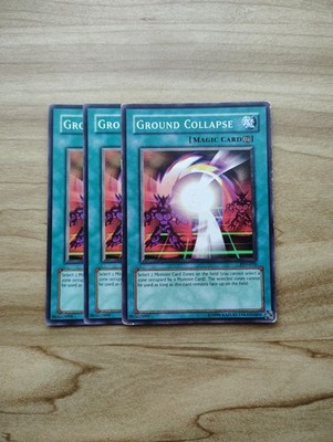 Yu-Gi-Oh! - Ground Collapse 3X - Full Playset