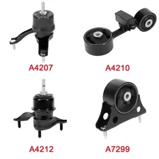 Engine Motor & Transmission Mount Set 4Pcs for  Toyota Highlander 2.4L 2001-2003