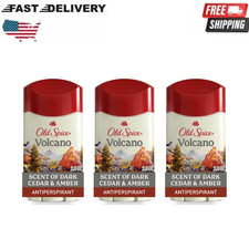 3 Pack Old Spice Volcano with Charcoal Antiperspirant Deodorant, 2.6 Oz