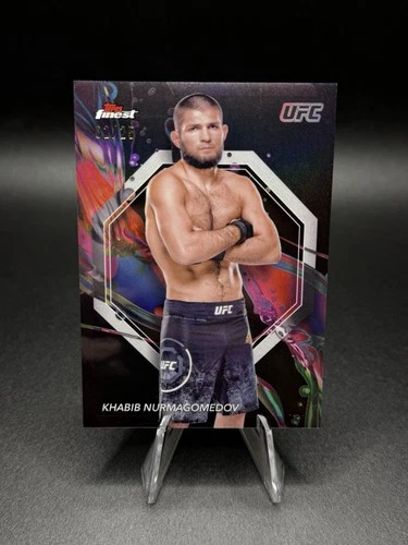 2024 Topps Finest UFC - KHABIB NURMAGOMEDOV #52 BLACK Refractor /25 (29-0 GOAT)