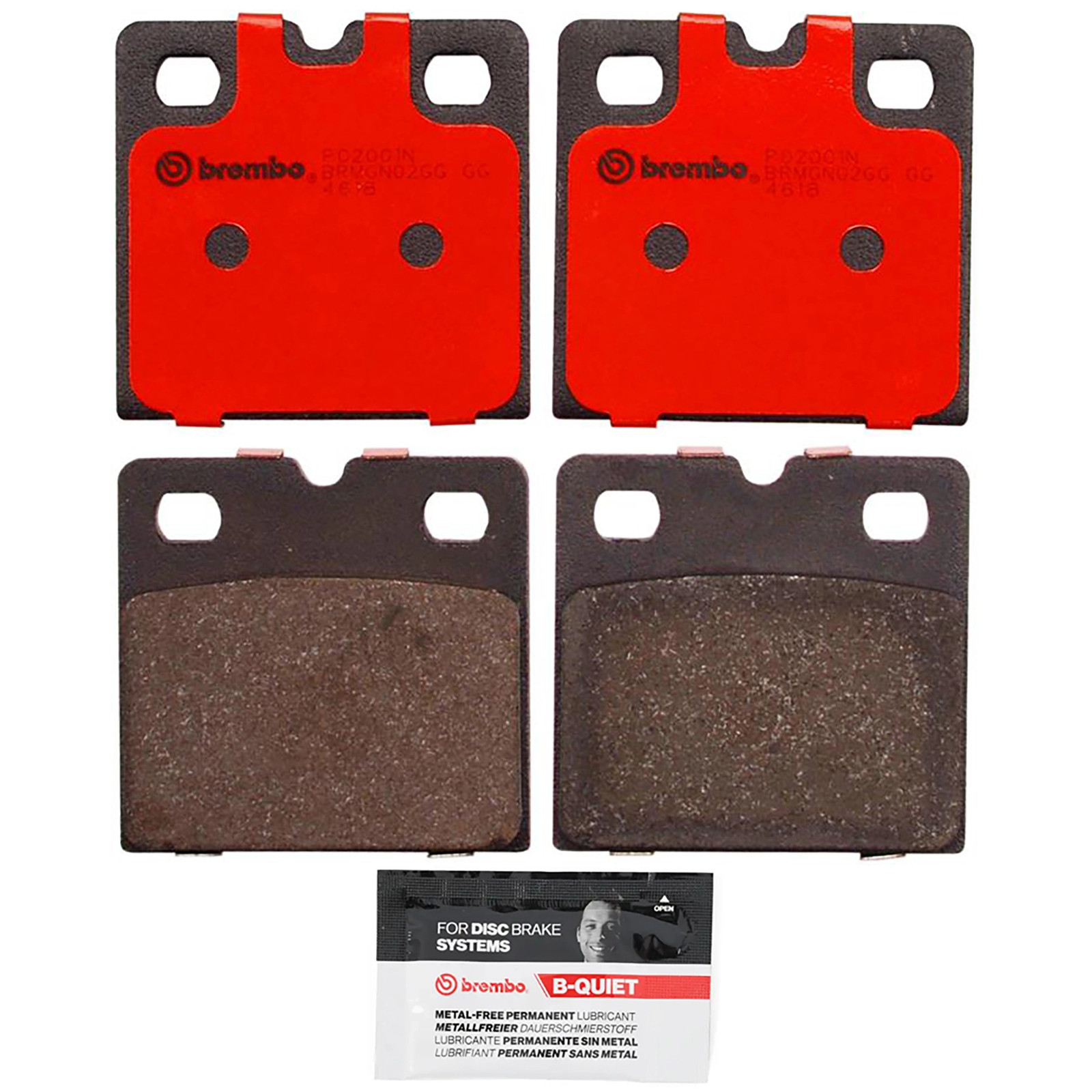 For 2008-21 Audi R8 / 2017-22 NSX Brembo OE Rear Ceramic Brake Pads Set Kit