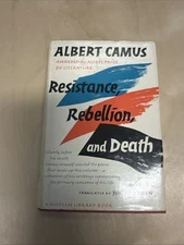 Resistance, Rebellion & Death by Albert Camus - 1960 Modern Library #339
