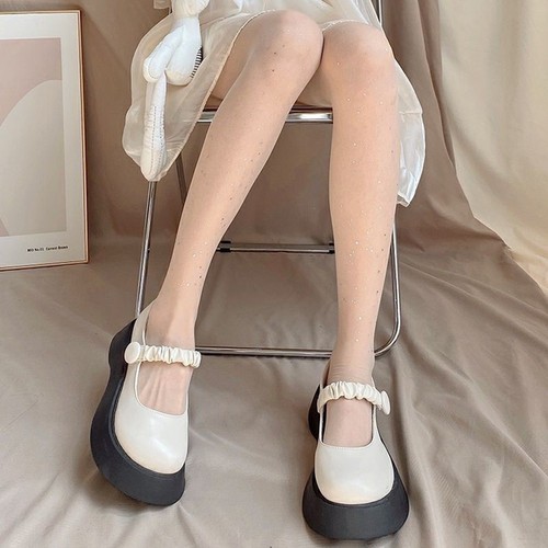 Lightweight Glitter Dotted Stockings for Women Perfect for All Seasons - Picture 2 of 13