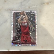 Nikola Jovic 2025-26 Topps Chrome Basketball FDI Exclusive Refractor #/12 Heat