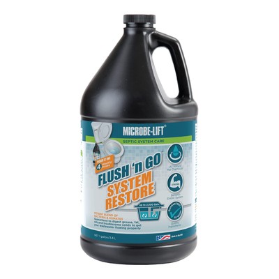 Microbe Lift Septic System Restorer 1 Gallon Weekly Dose for 4 Weeks