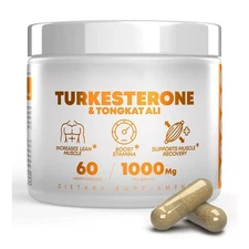 Turkesterone 1000mg 60 Capsules - Lean Muscle Growth & Recovery
