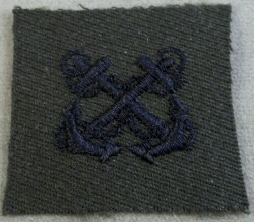 US Navy Boatswain's Mate Specialty Mark On Gabardine Cloth - 第 1/1 張圖片