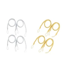 4 Pieces Twisted Curtain Tie Backs Ornament Curtain Buckle Fastener Gift Curtain