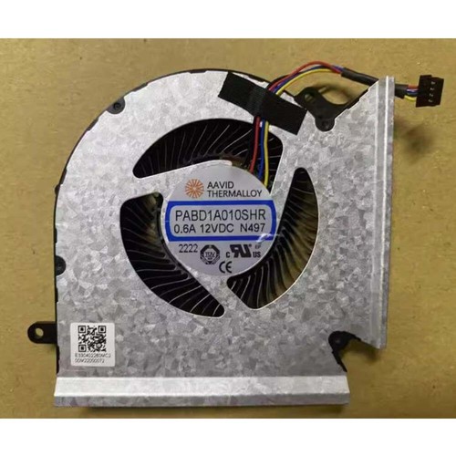Ventilador de refrigeración para MSI 1545 GE67 GL67 12V 0,6A PABD1A010SHR N497 PABD1A010SHL N498 - Imagen 2 de 7