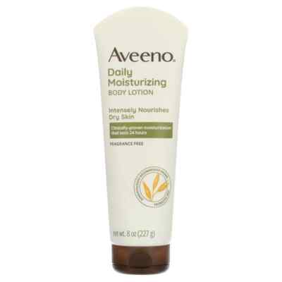 Aveeno Daily Moisturizing Body Lotion-Fragrance Free-8oz./ Prebiotic Oat Formula