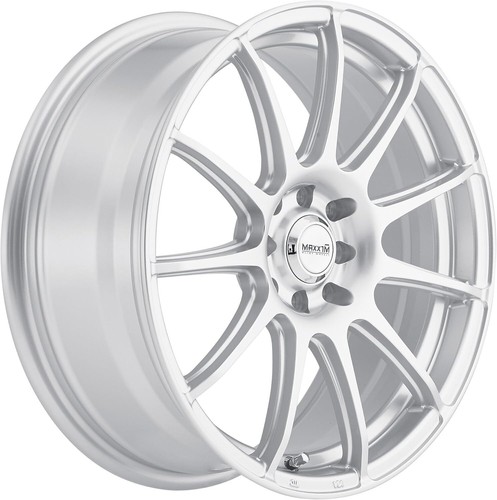 14x6 +38 Maxxim Winner 4x100,4x114.3 Full Silver Wheels (Set of 4) - Picture 2 of 2