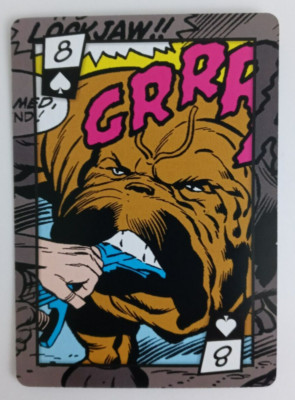 Marvel Comic Hero Playing Card Lockjaw 8 Spades