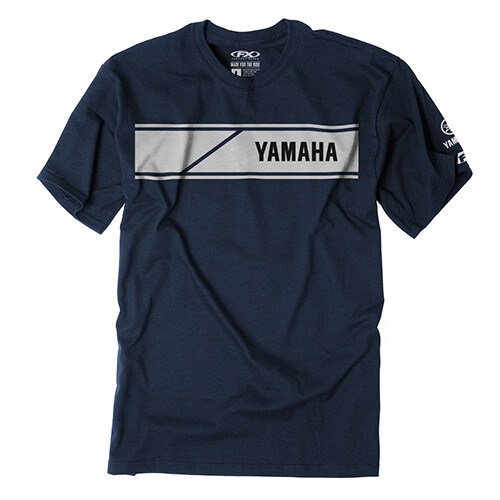 Yamaha Speed Block Navy Blue T-Shirt Size Medium