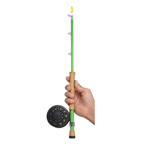 G.E.I. Fly Fishing Pole BBQ Lighter 1pc, Multipurpose, Multicolor Assorted, 1pc