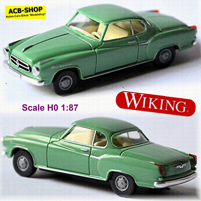 Borgward Isabella Coupe 1957-62 jadegrün green 1:87 Wiking 823 40