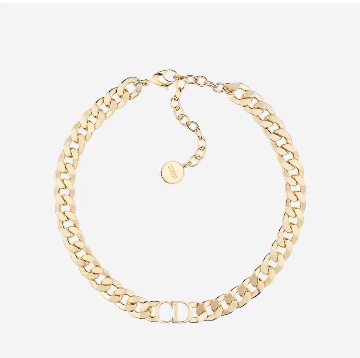 30 Montaigne Necklace Gold-Finish Metal and Silver-Tone Crystals | DIOR US