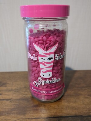 Pink Zebra Sprinkles Jar Home Fragrance Raspberry Lemonade 