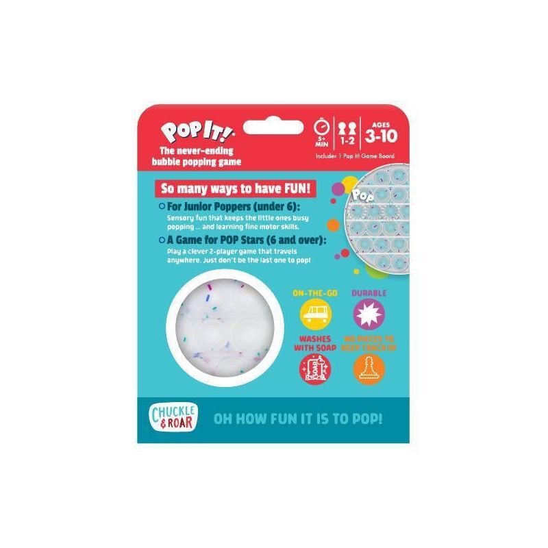 Chuckle & Roar Pop It! Fidget and Sensory Game Confetti Falak