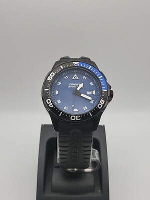 CRESSI 100M Diver watch Ruber Band Fresh Battery 8.5 INCHES WRIST 