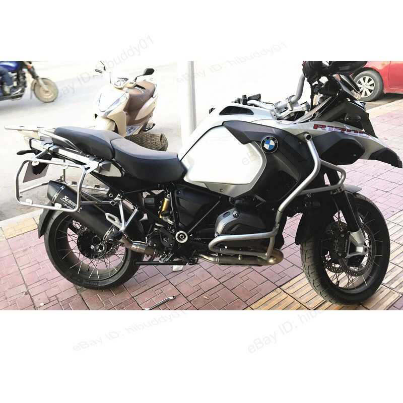 Sistema de escape para BMW R1200GS 2013-2019 tubo de enlace medio puntas de silenciador deslizables 51 mm Foto 2 de 4