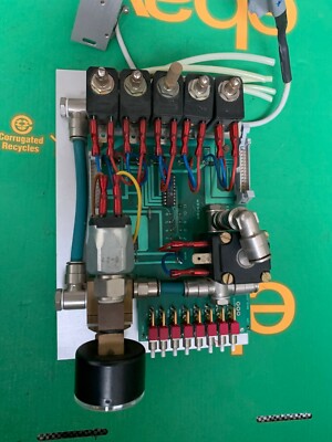 Pneumoventile + Motorsteuerplatine H3P0383B - Bruker BACS60 NMR Probenwechsler