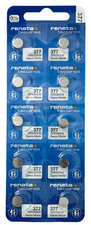 Wholesale 10 x Renata 377 Silver Oxide AG4 SR626SW Replacement Watch Batteries.